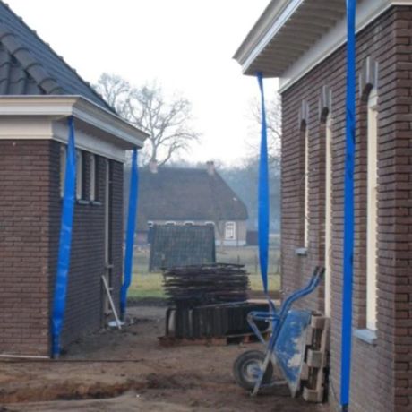 HWA-PE Ø100mm tijdelijke hemelafwatering 15lm (incl .2 klemmen)