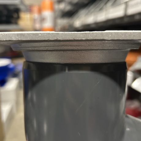 Deksel (gesloten) aluminium 15x15 voor buis diam.110