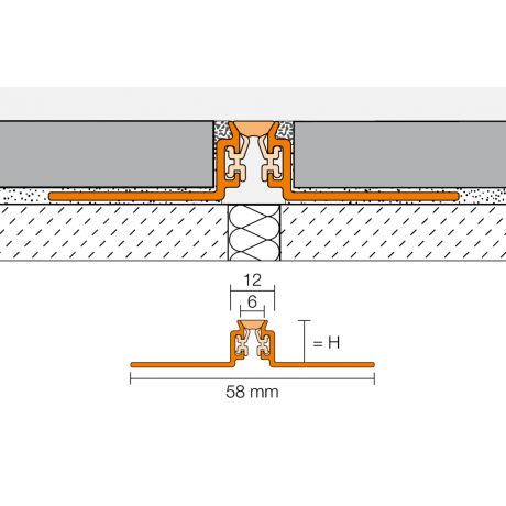 Schluter DILEX-AKWS 2,5m 10mm grijs