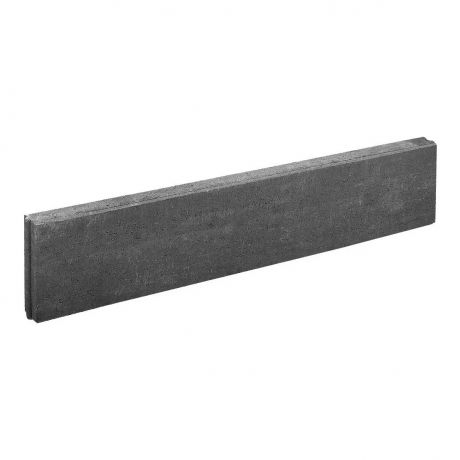Boordsteen beton 100x30x6cm antraciet zwart